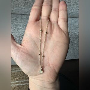 Kendra Scott Nola Yellow Gold Pendant Necklace